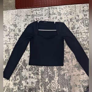 Abercrombie & Fitch Sweetheart Top Black Size Small